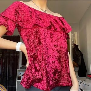 Velvet Off-shoulder